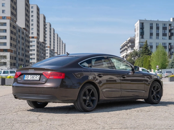 Audi A5 cena 67400 przebieg: 209718, rok produkcji 2013 z Kraków małe 704